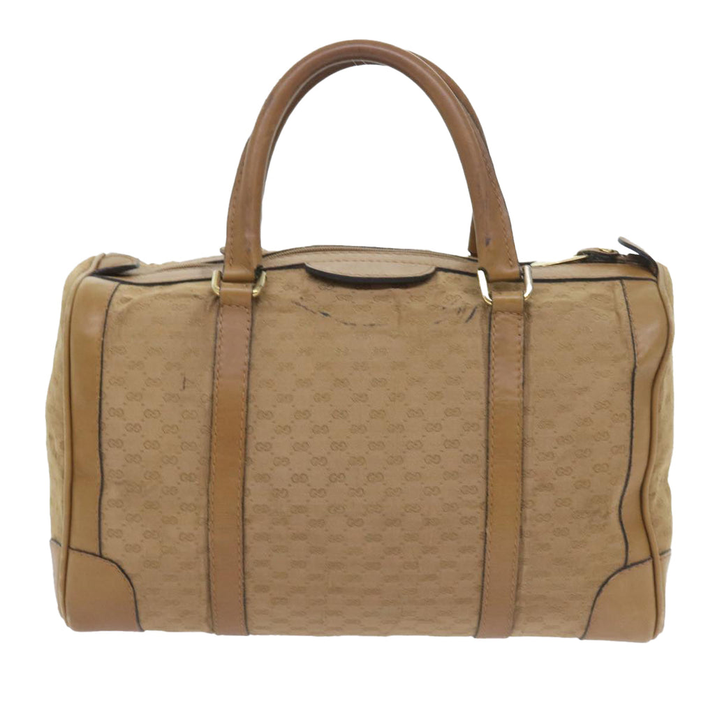 GUCCI Micro GG Canvas Hand Bag Beige 59084