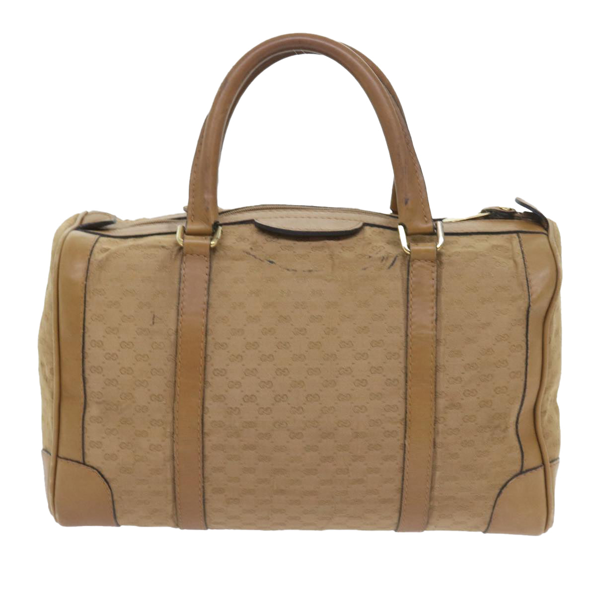 GUCCI Micro GG Canvas Hand Bag Beige 59084