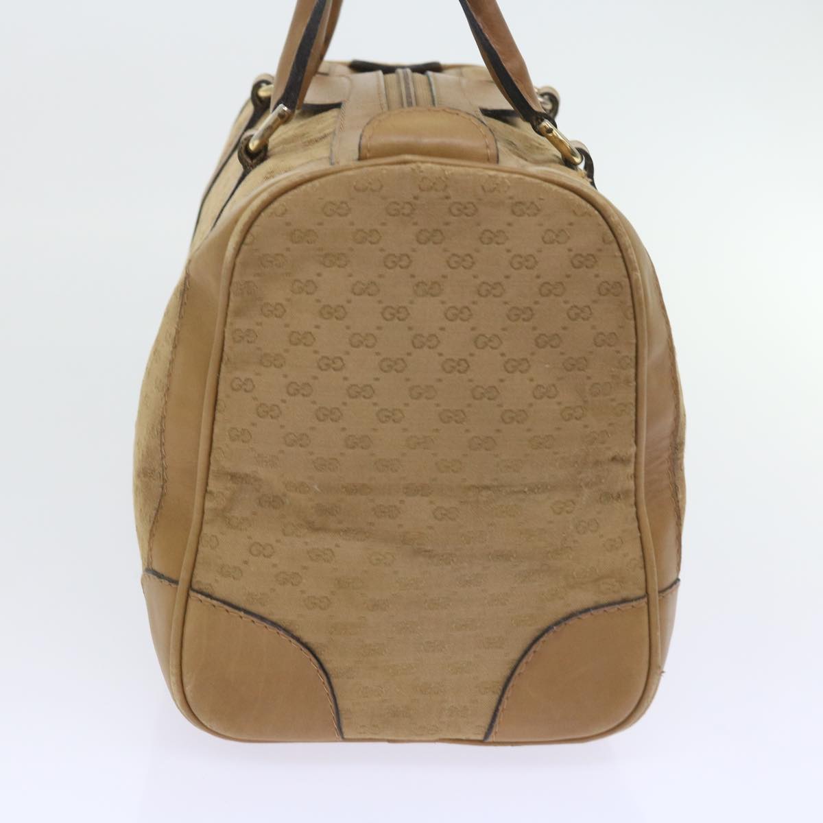 GUCCI Micro GG Canvas Hand Bag Beige 59084