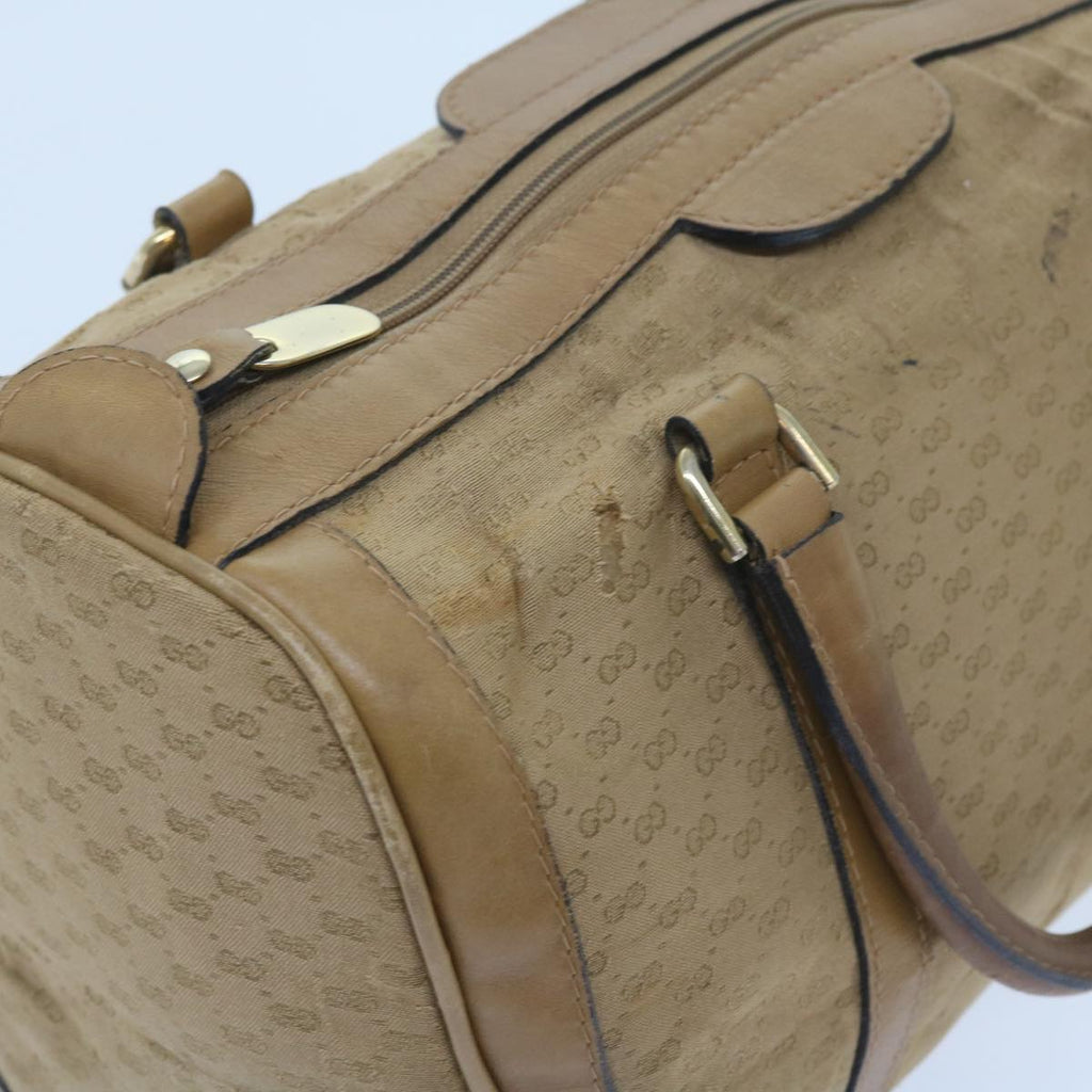 GUCCI Micro GG Canvas Hand Bag Beige 59084