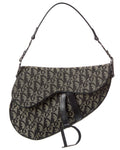 Dior Beige Canvas Oblique Saddle Bag ( )