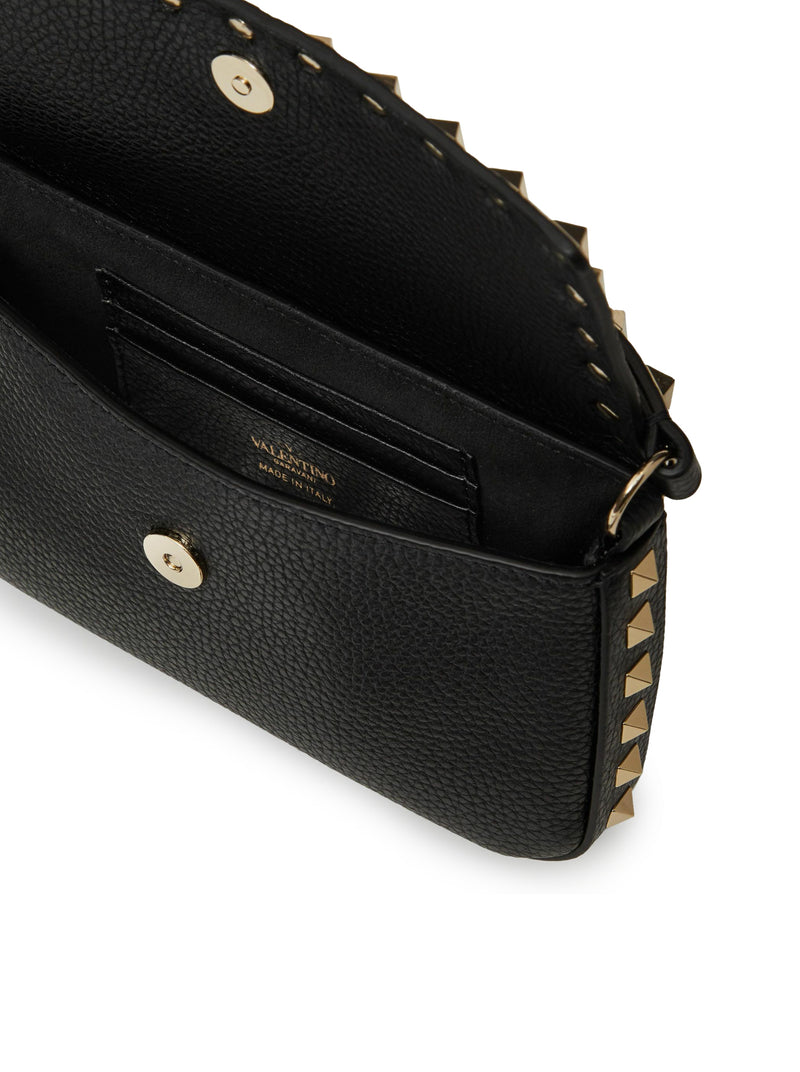 Valentino Garavani Women Rockstud Grainy Calfskin Pouch