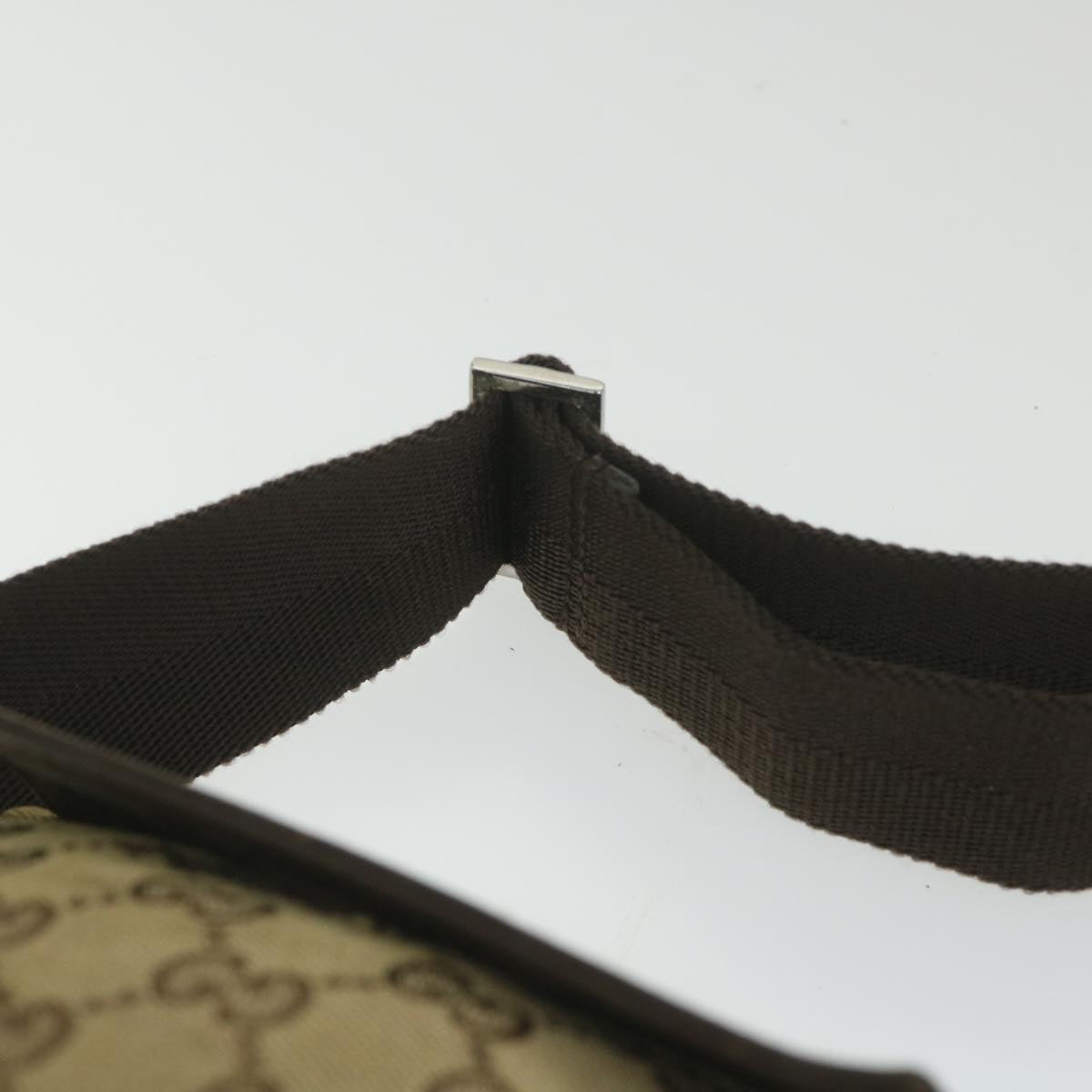 GUCCI GG Canvas Shoulder Bag Beige 28566 59156