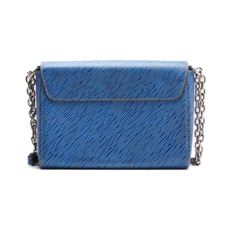 LOUIS VUITTON Lewitton Epi Twist MM Chain Shoulder Epirizer Denim Light (Silver x G Gold) Shoulder Bag  Shoulder Bag  Shoulder Bag Hybrid   Delivery] Himalan Bookstore Online