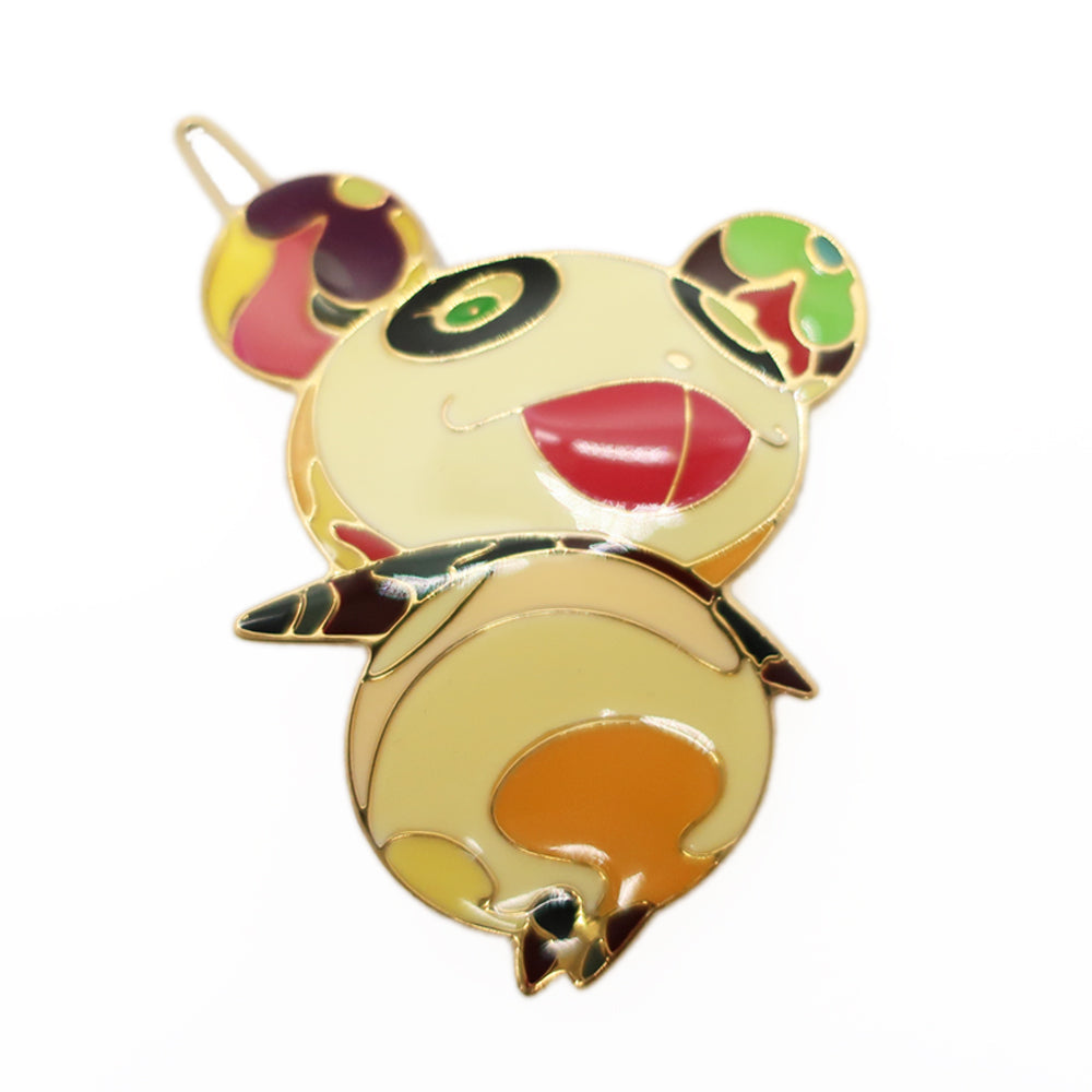 Louis Vuitton Fleur Hatman Panda Hairpin M92595 Multicolor G  Multicolor Gold Tools Baretta Hair Accessories