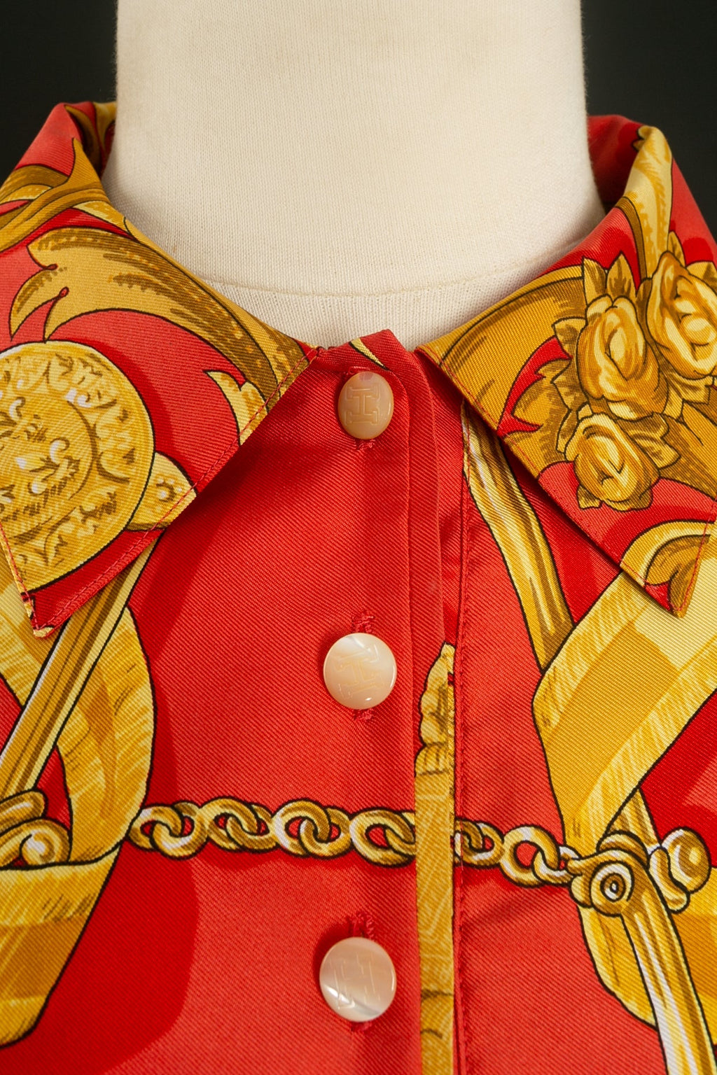 Polo en soie et cachemire HermÃƒÆ’Ã‚Â¨s