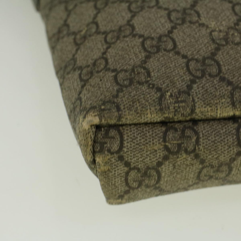 GUCCI GG Canvas Shoulder Bag Coated Canvas Beige 59239