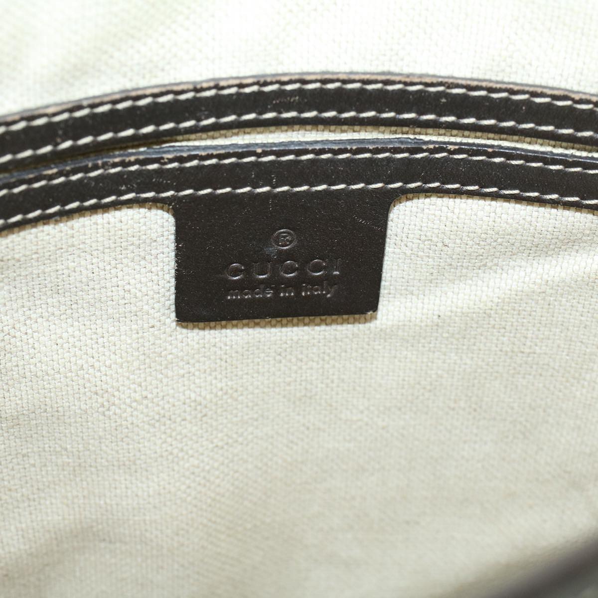 GUCCI GG Canvas Shoulder Bag Coated Canvas Beige 59239