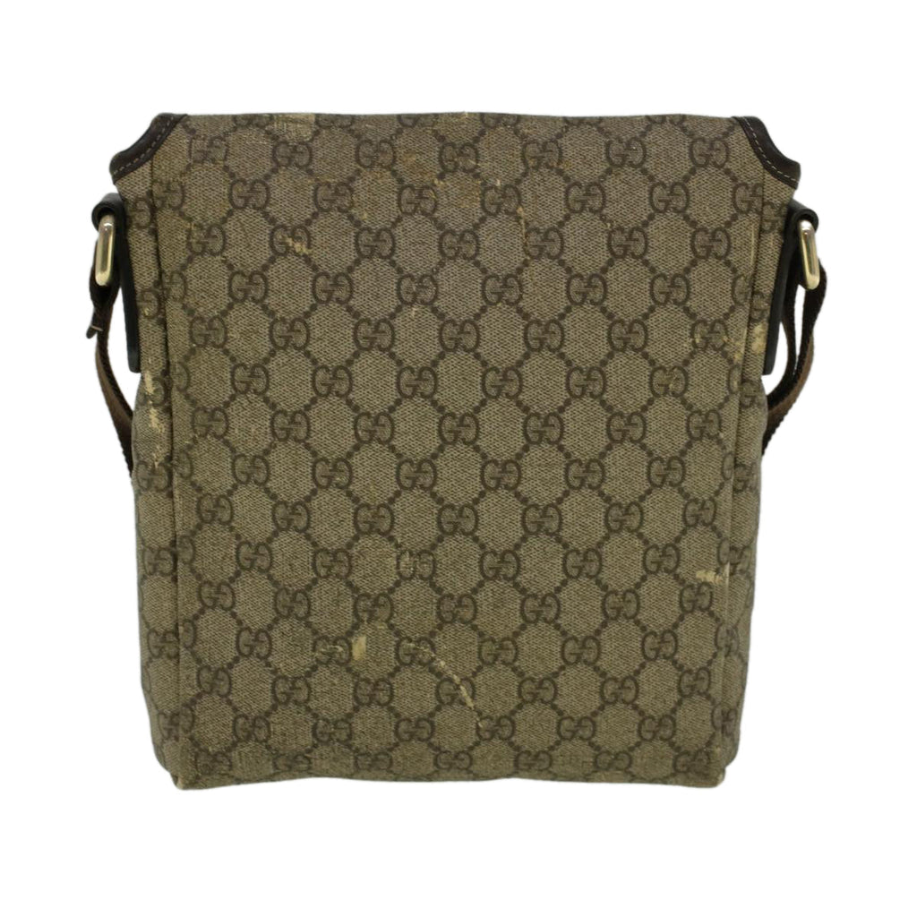 GUCCI GG Canvas Shoulder Bag Coated Canvas Beige 59239