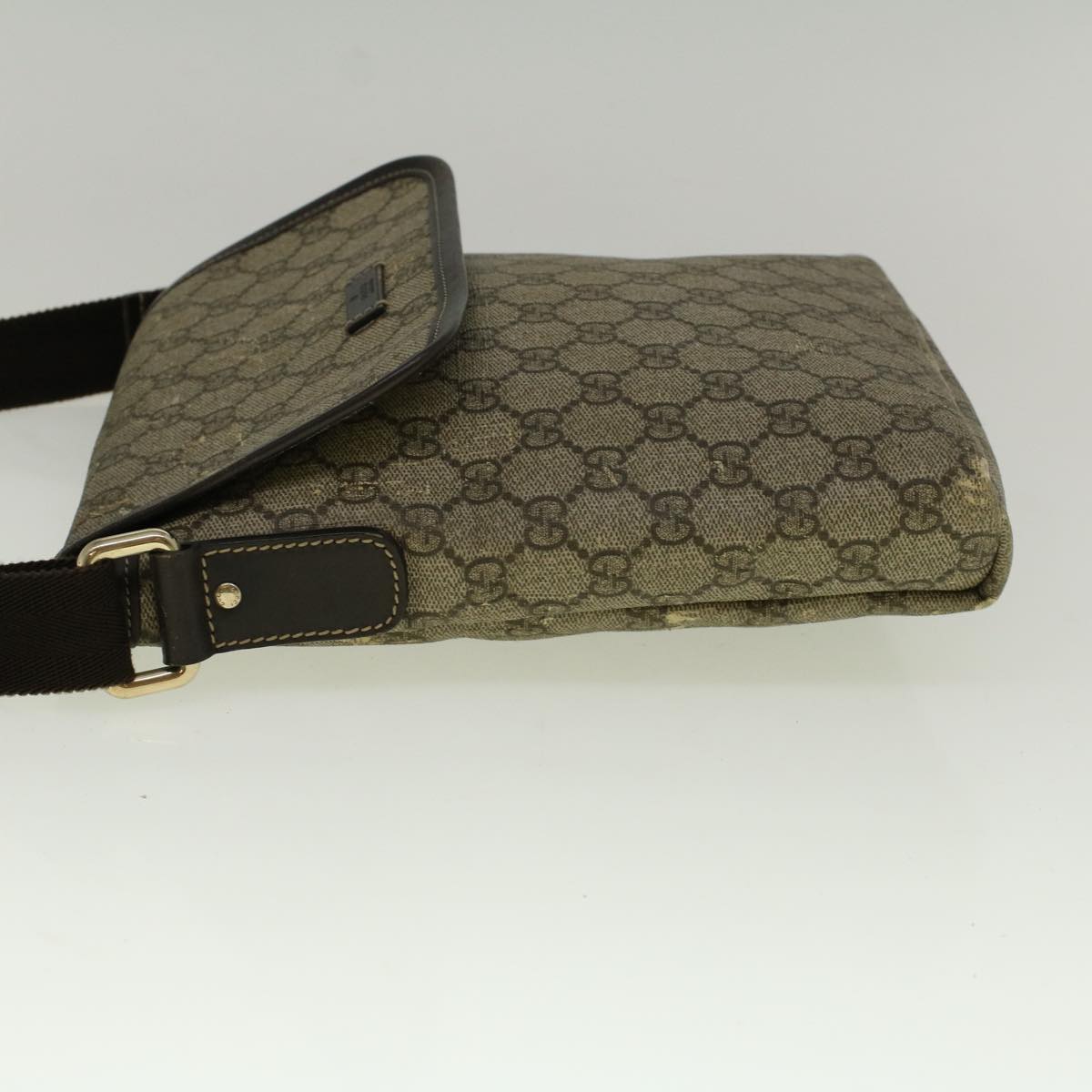 GUCCI GG Canvas Shoulder Bag Coated Canvas Beige 59239