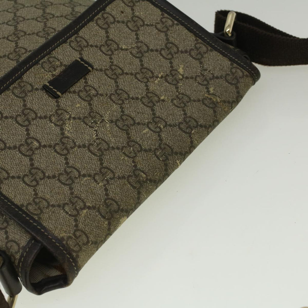 GUCCI GG Canvas Shoulder Bag Coated Canvas Beige 59239