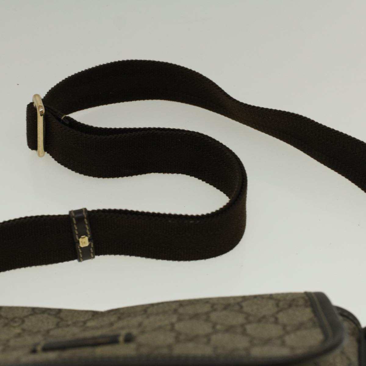 GUCCI GG Canvas Shoulder Bag Coated Canvas Beige 59239
