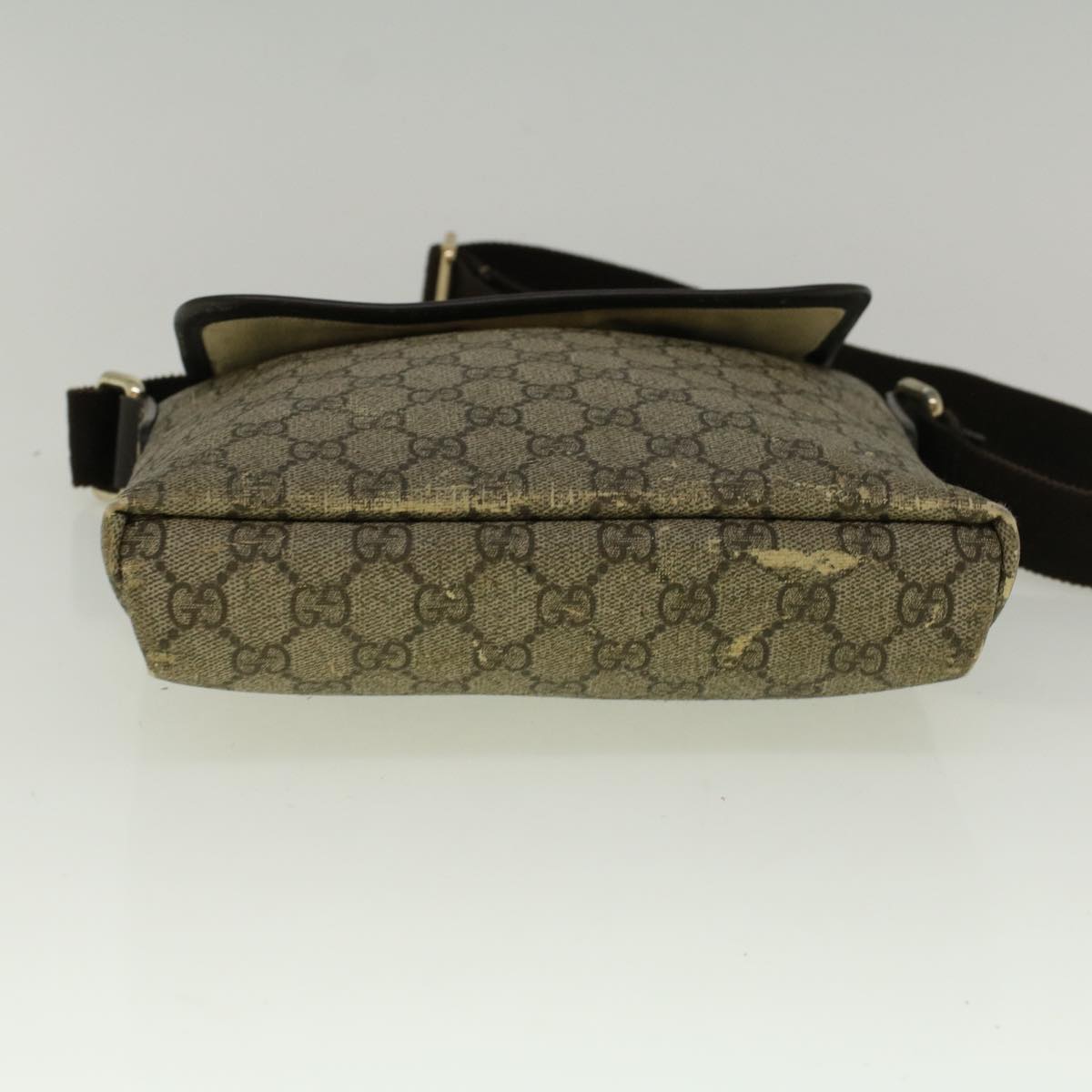 GUCCI GG Canvas Shoulder Bag Coated Canvas Beige 59239