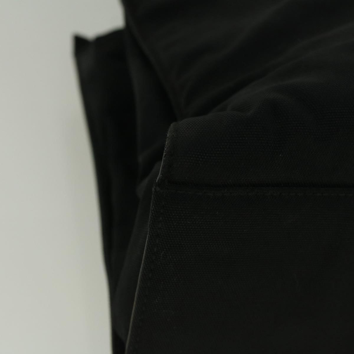 GUCCI Bamboo Hand Bag Nylon Black 59240