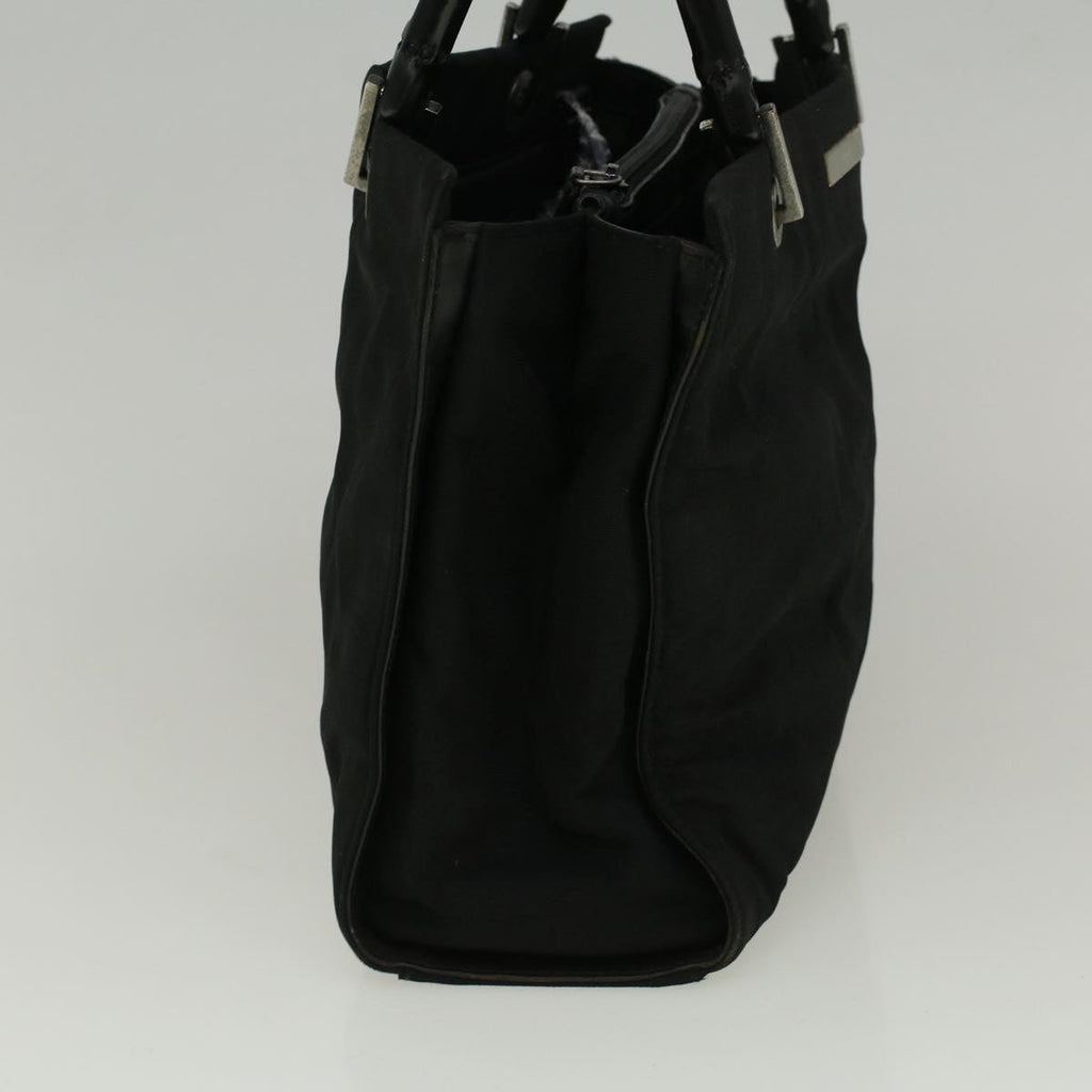 GUCCI Bamboo Hand Bag Nylon Black 59240