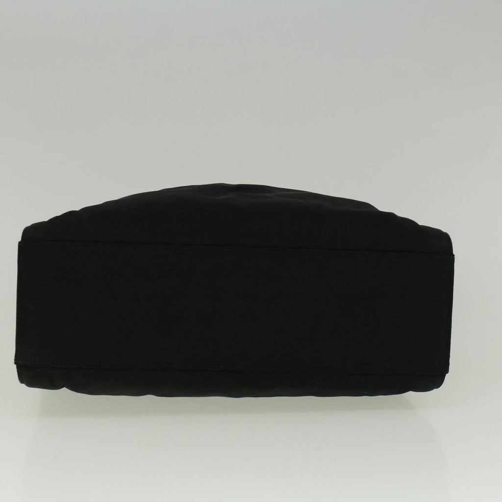 GUCCI Bamboo Hand Bag Nylon Black 59240