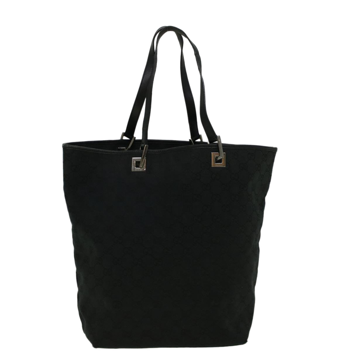 GUCCI GG Canvas Tote Bag Black 31243 59241