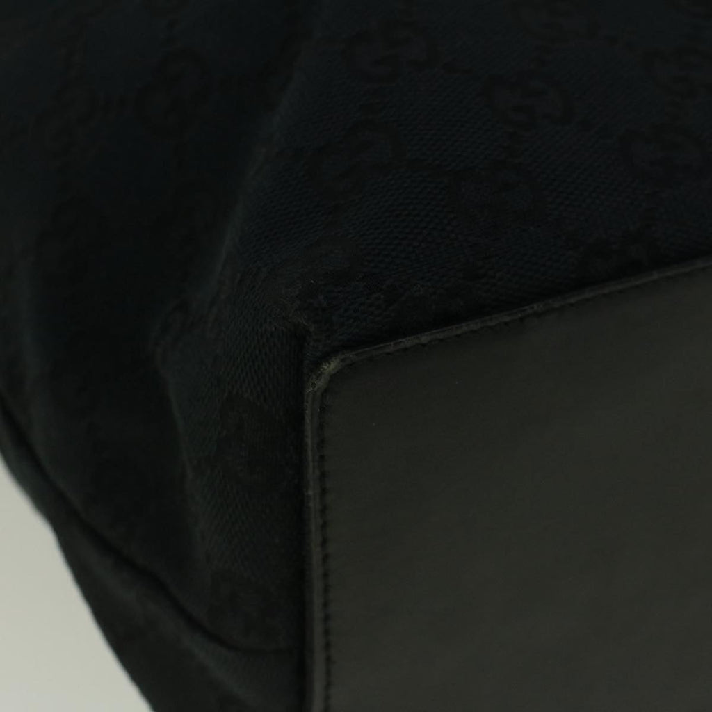 GUCCI GG Canvas Tote Bag Black 31243 59241