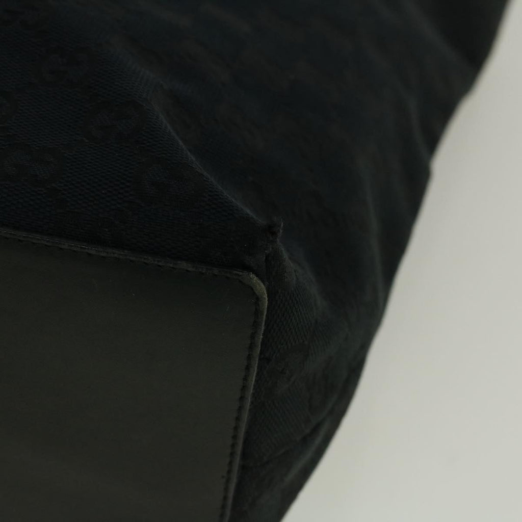 GUCCI GG Canvas Tote Bag Black 31243 59241