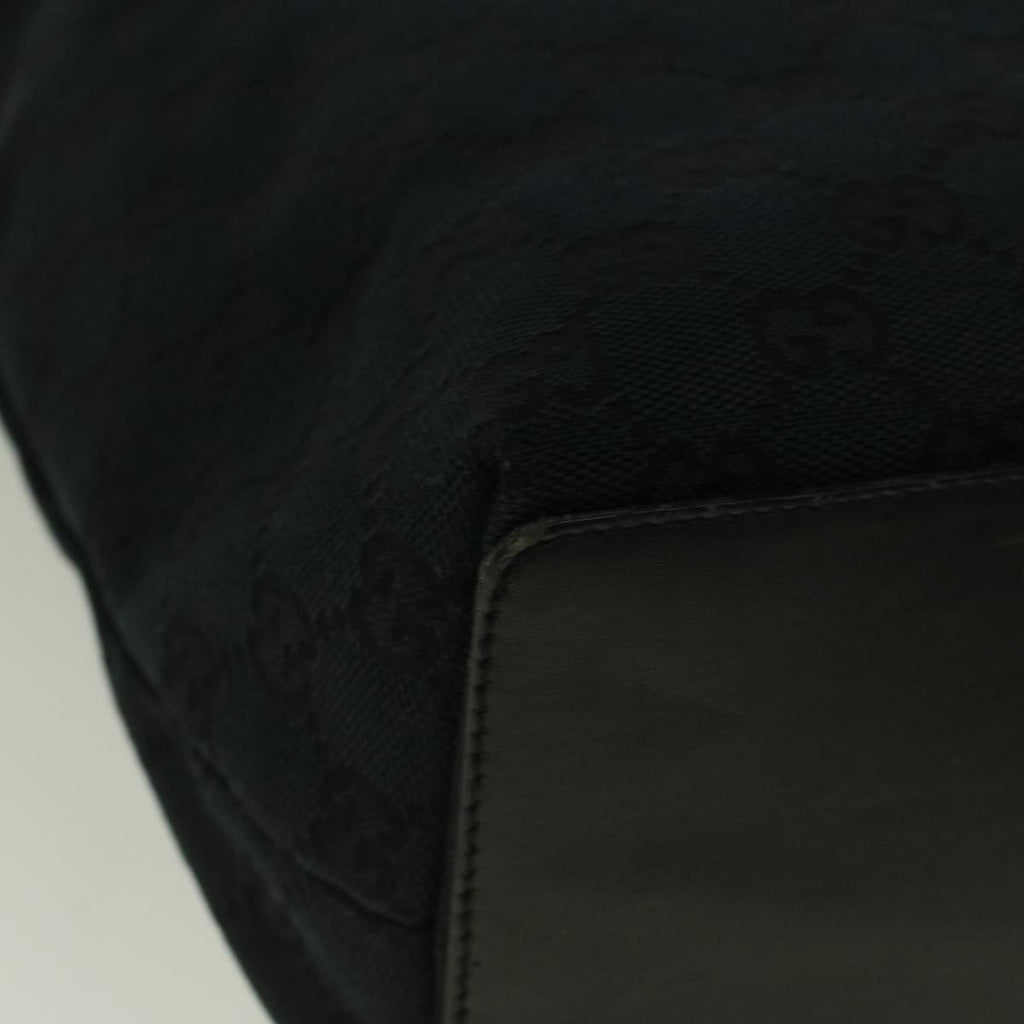 GUCCI GG Canvas Tote Bag Black 31243 59241