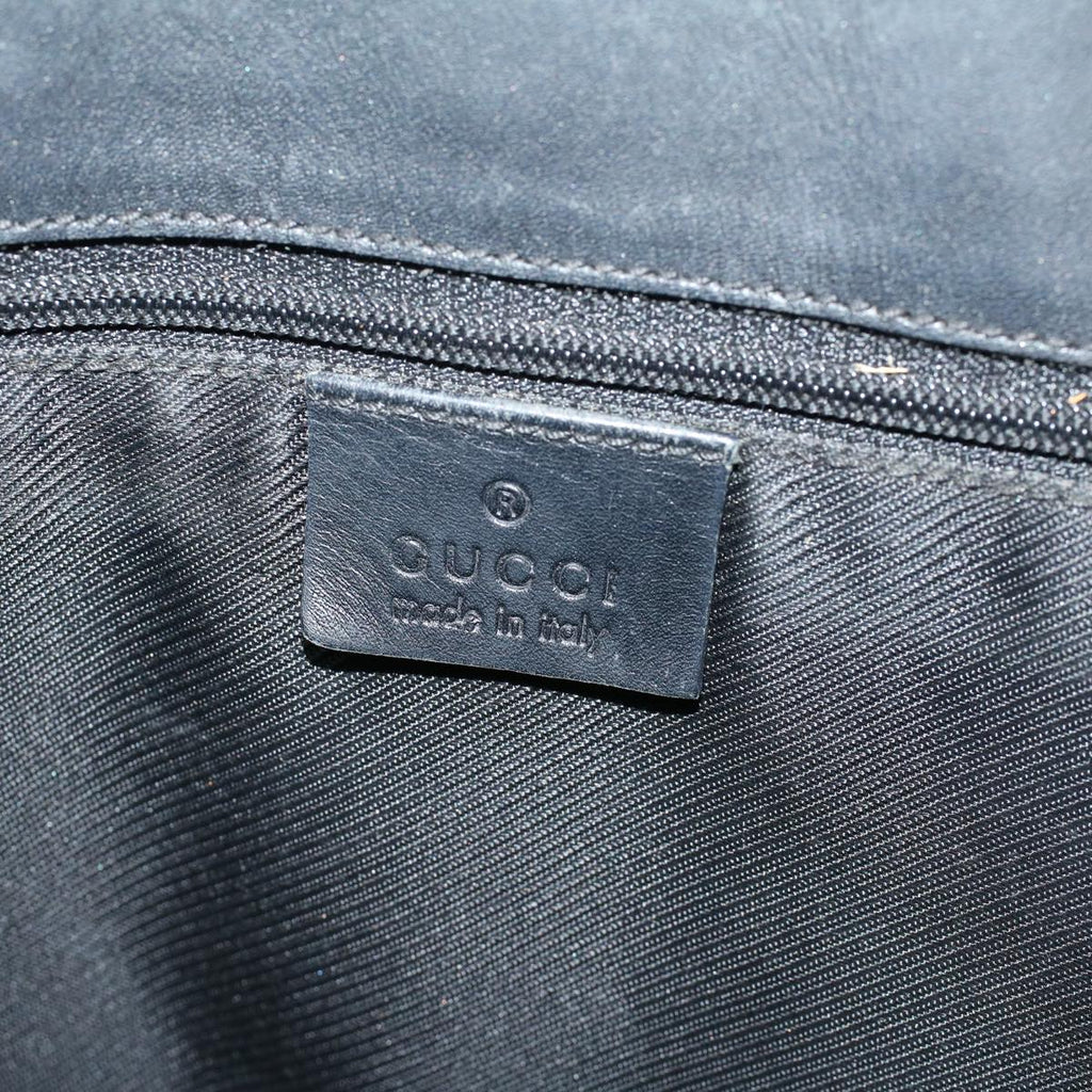 GUCCI GG Canvas Tote Bag Black 31243 59241
