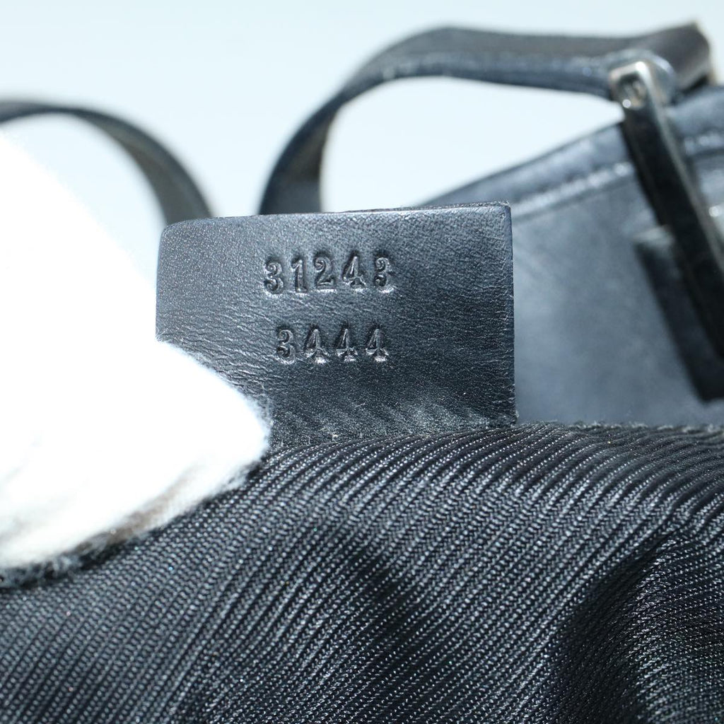 GUCCI GG Canvas Tote Bag Black 31243 59241