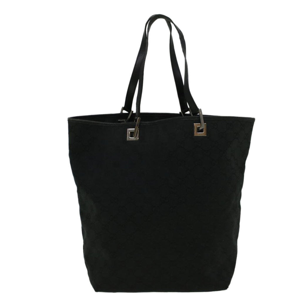 GUCCI GG Canvas Tote Bag Black 31243 59241