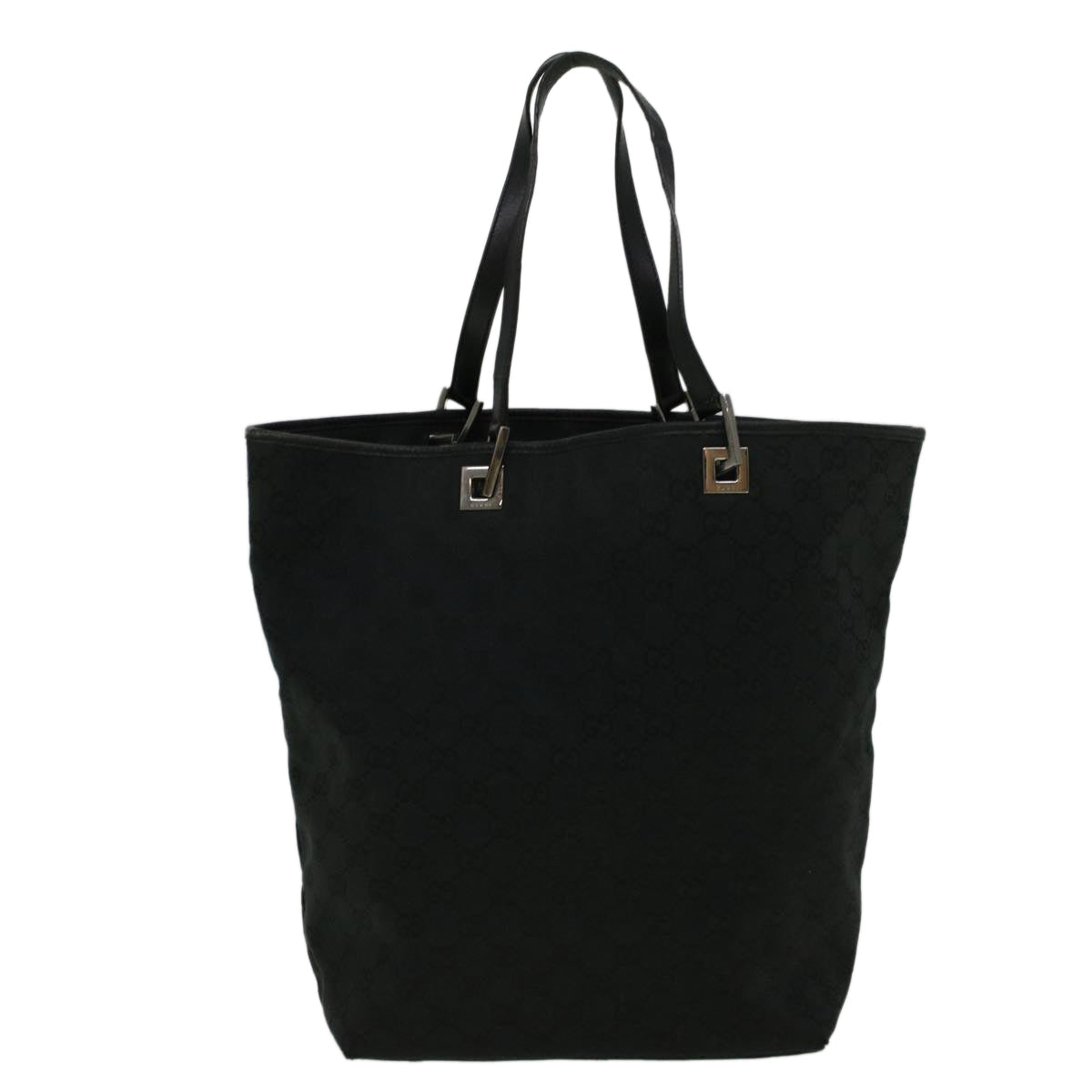 GUCCI GG Canvas Tote Bag Black 31243 59241