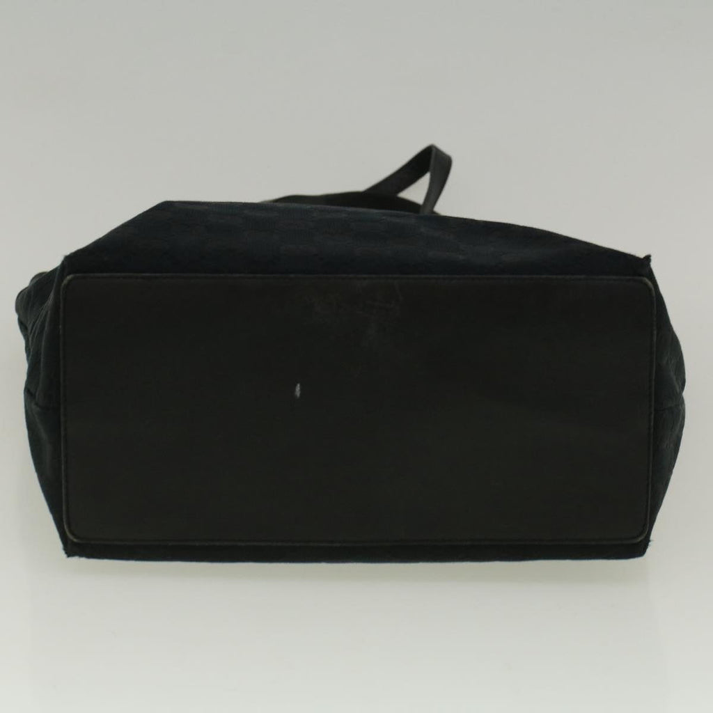 GUCCI GG Canvas Tote Bag Black 31243 59241