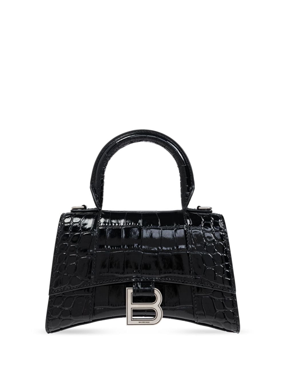 HOURGLASS XS LEATHER HANDBAG