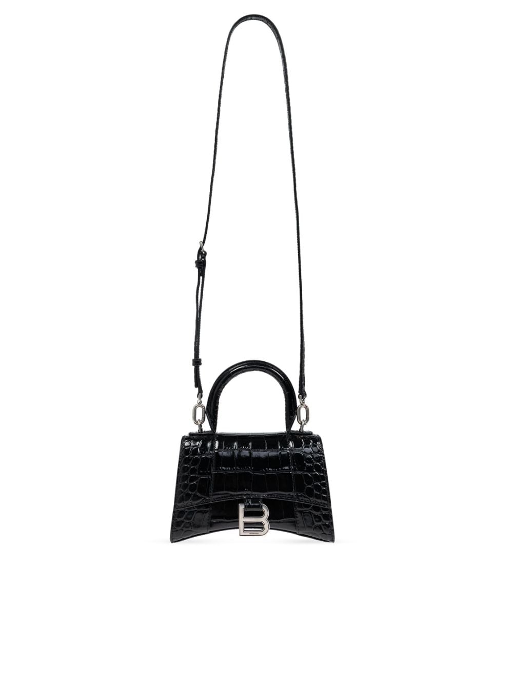 HOURGLASS XS LEATHER HANDBAG