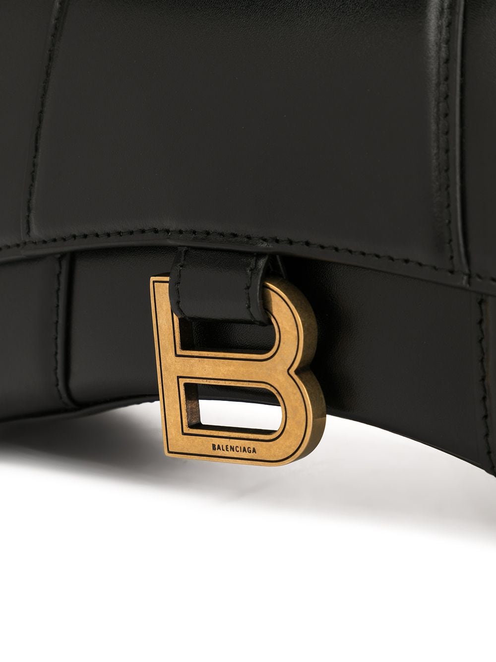 HOURGLASS XS LEATHER HANDBAG