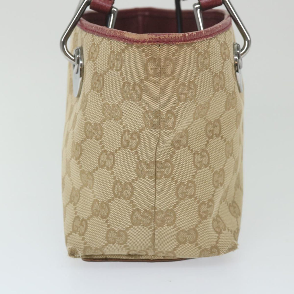GUCCI GG Canvas Hand Bag Beige 120844 59322