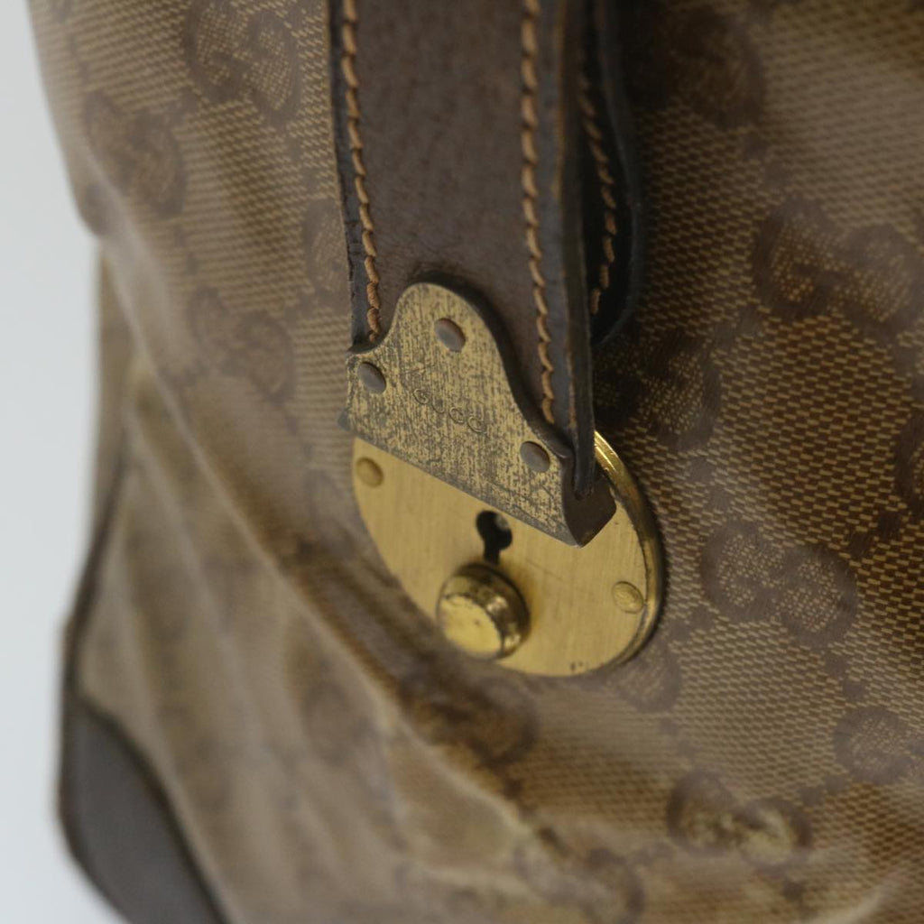 GUCCI GG Crystal Web Sherry Line Boston Bag Brown Red Green 59337