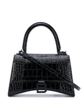 BLACK HAND BAG S HOURGLASS SIMIL COCOD