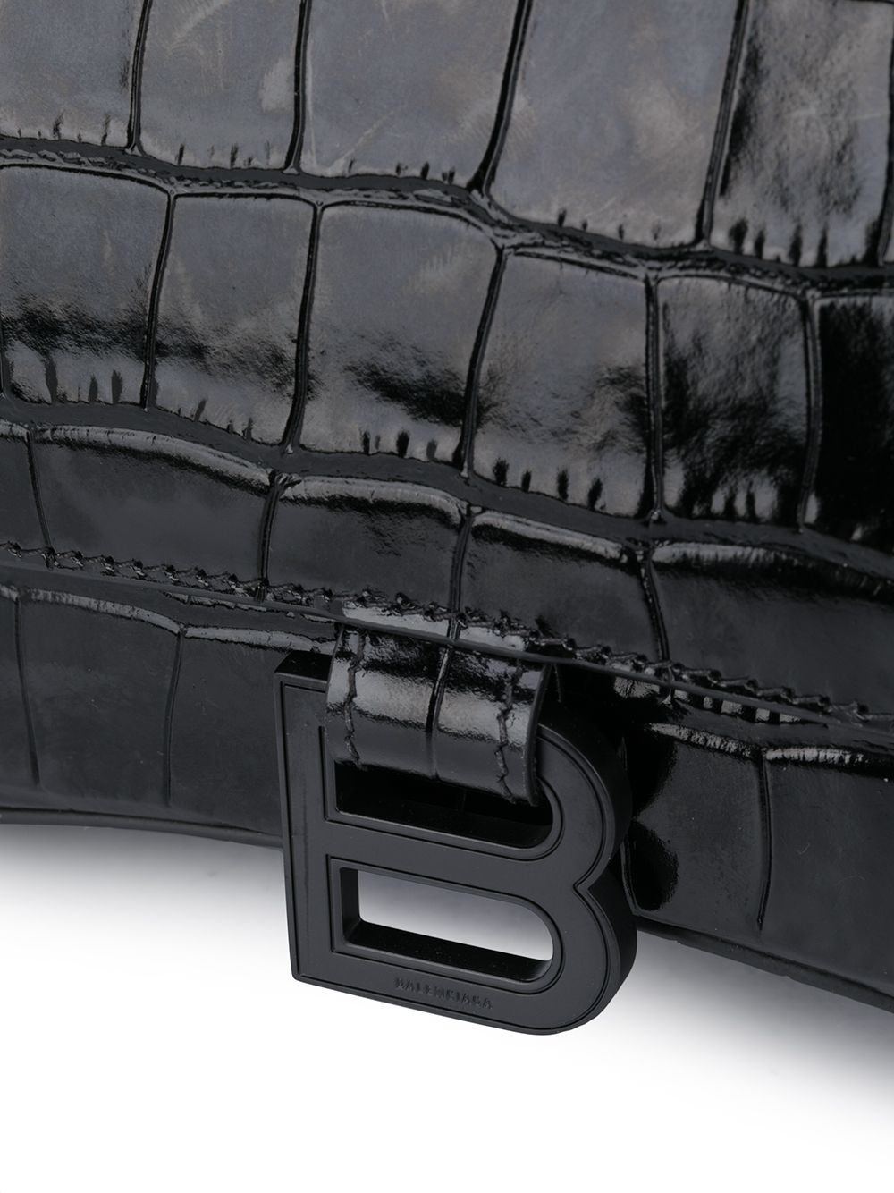 HOURGLASS SMALL LEATHER HANDBAG