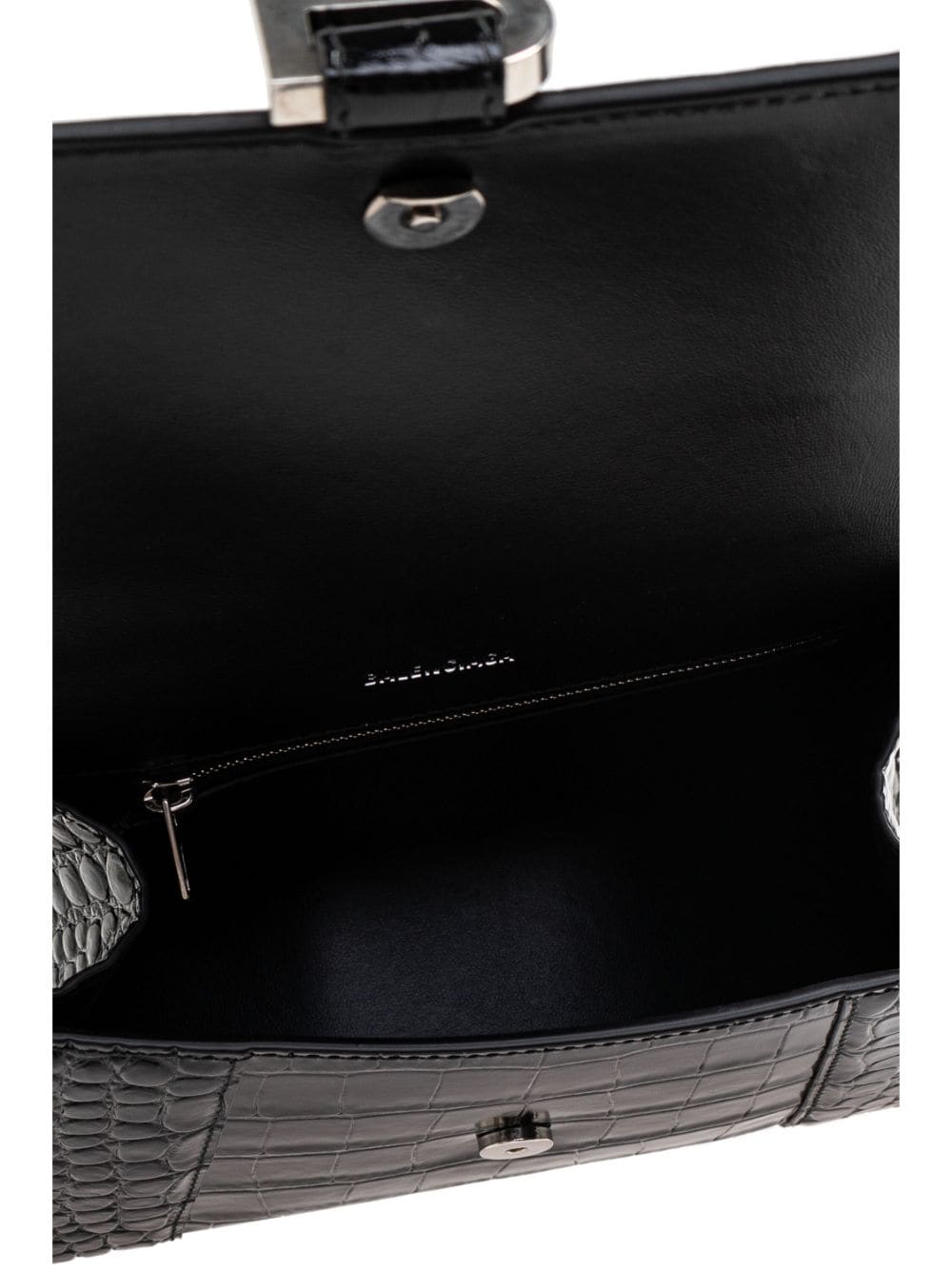 HOURGLASS SMALL LEATHER HANDBAG