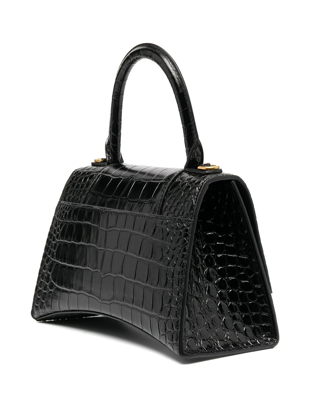HOURGLASS SMALL LEATHER HANDBAG