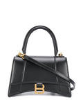 HOURGLASS SMALL LEATHER HANDBAG