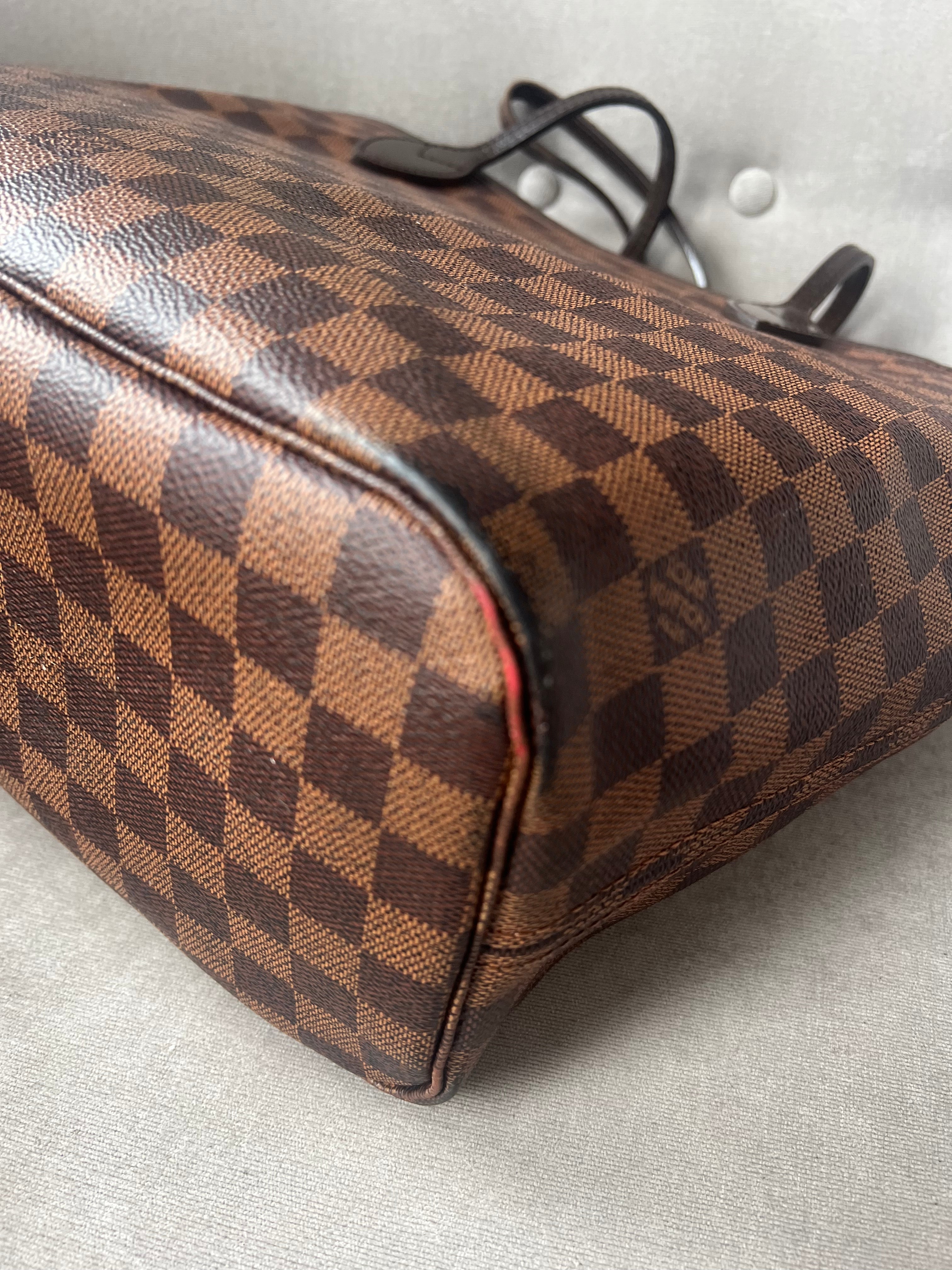 Louis Vuitton Neverfull MM Damier Ebene Cherry Interior (RRP £1,410)