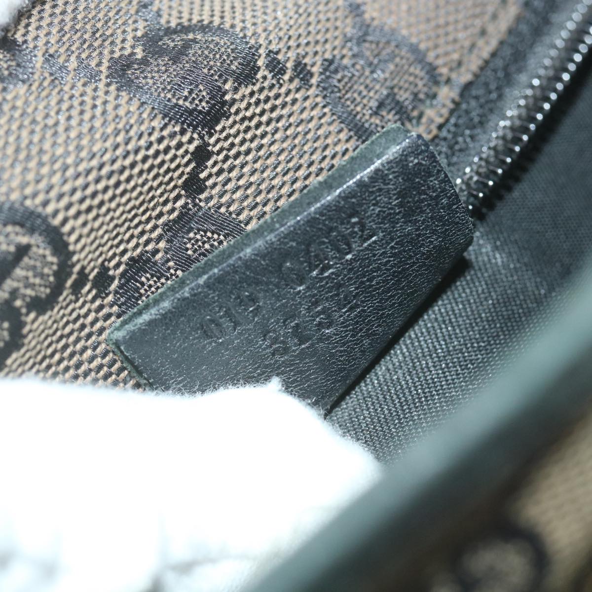 GUCCI GG Canvas Tote Bag Black Brown 019 0402 3754 59460