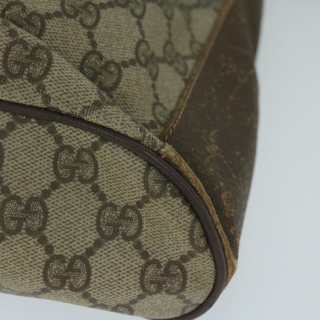 GUCCI GG Supreme Web Sherry Line Shoulder Bag Beige Red 164 02 034 59463