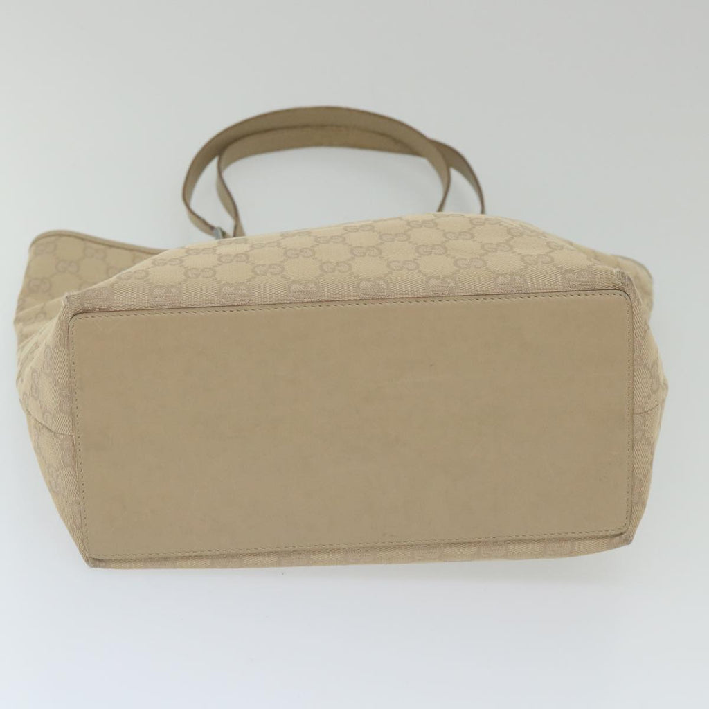 GUCCI GG Canvas Tote Bag Beige 31243 59464