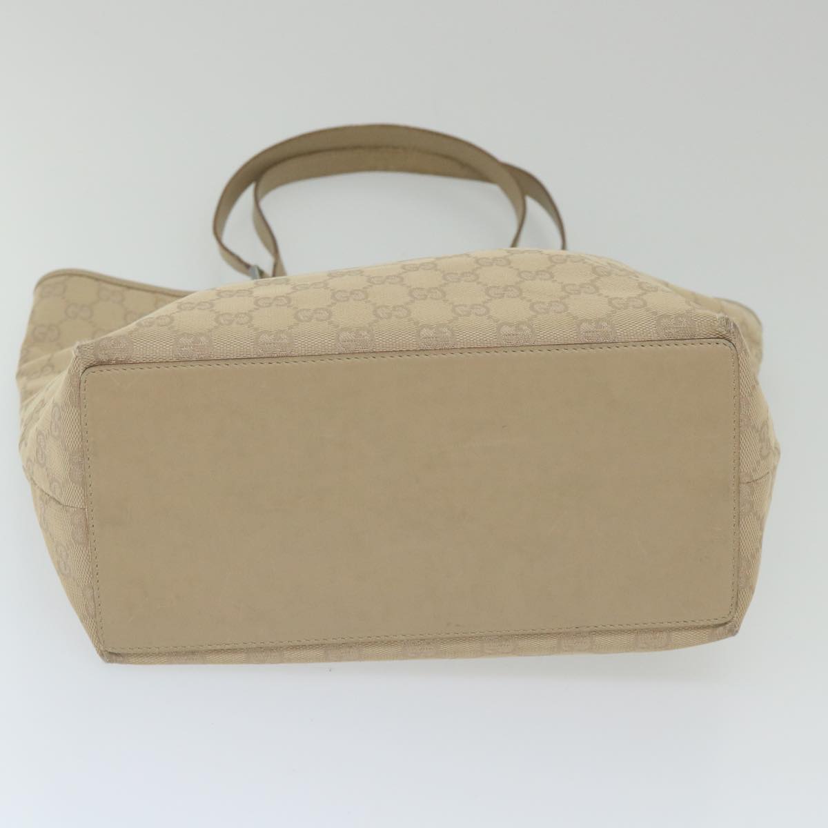 GUCCI GG Canvas Tote Bag Beige 31243 59464