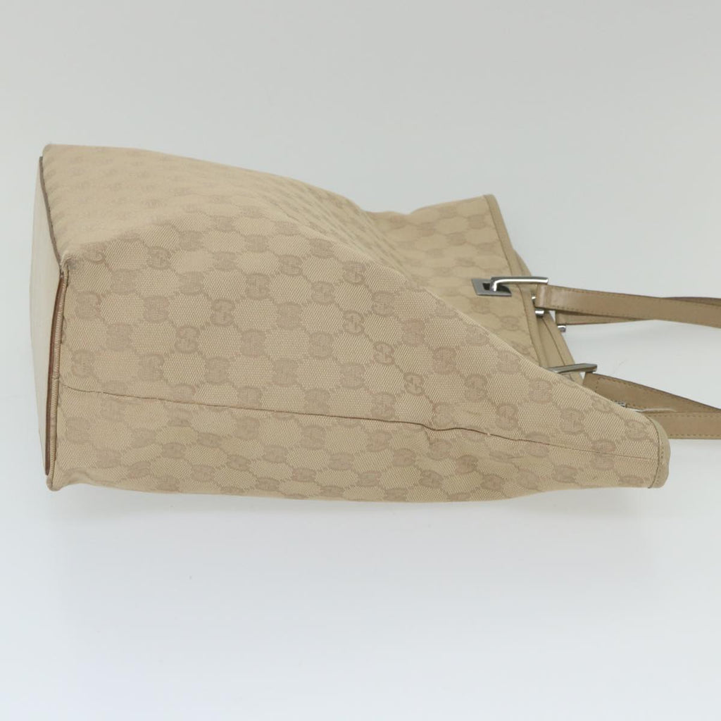 GUCCI GG Canvas Tote Bag Beige 31243 59464