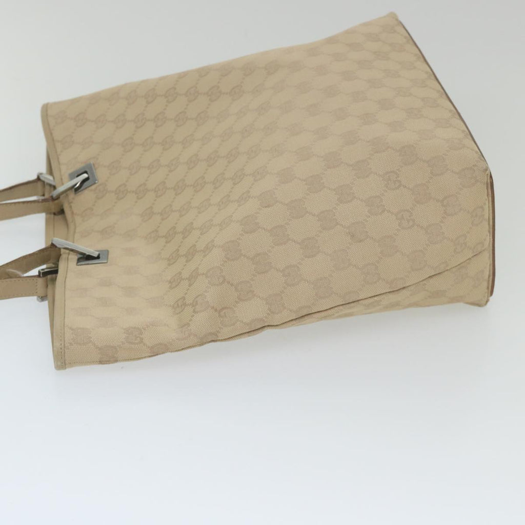 GUCCI GG Canvas Tote Bag Beige 31243 59464