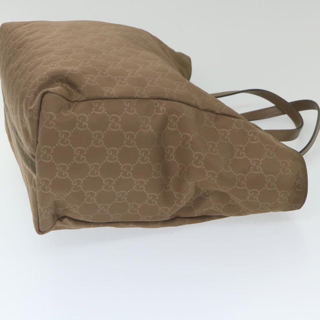 GUCCI GG Canvas Tote Bag Brown 282439 59465