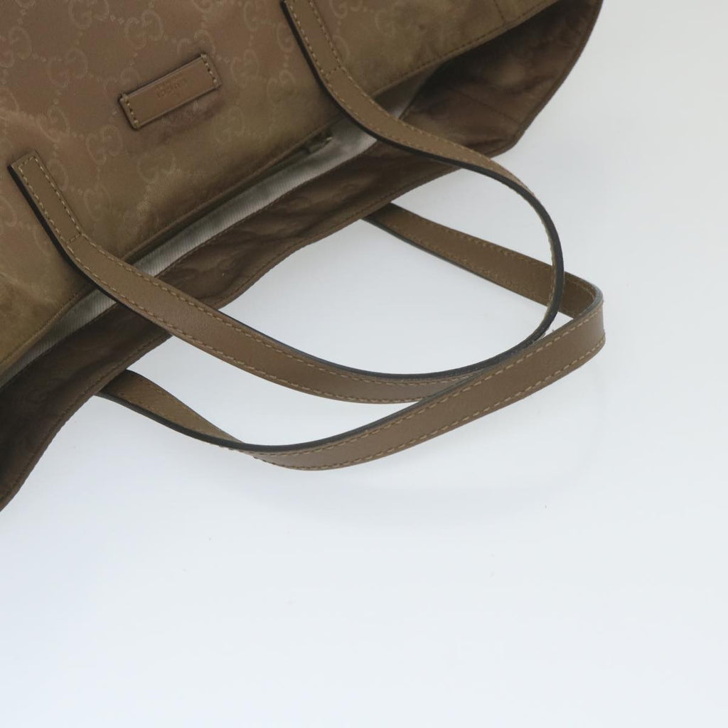 GUCCI GG Canvas Tote Bag Brown 282439 59465