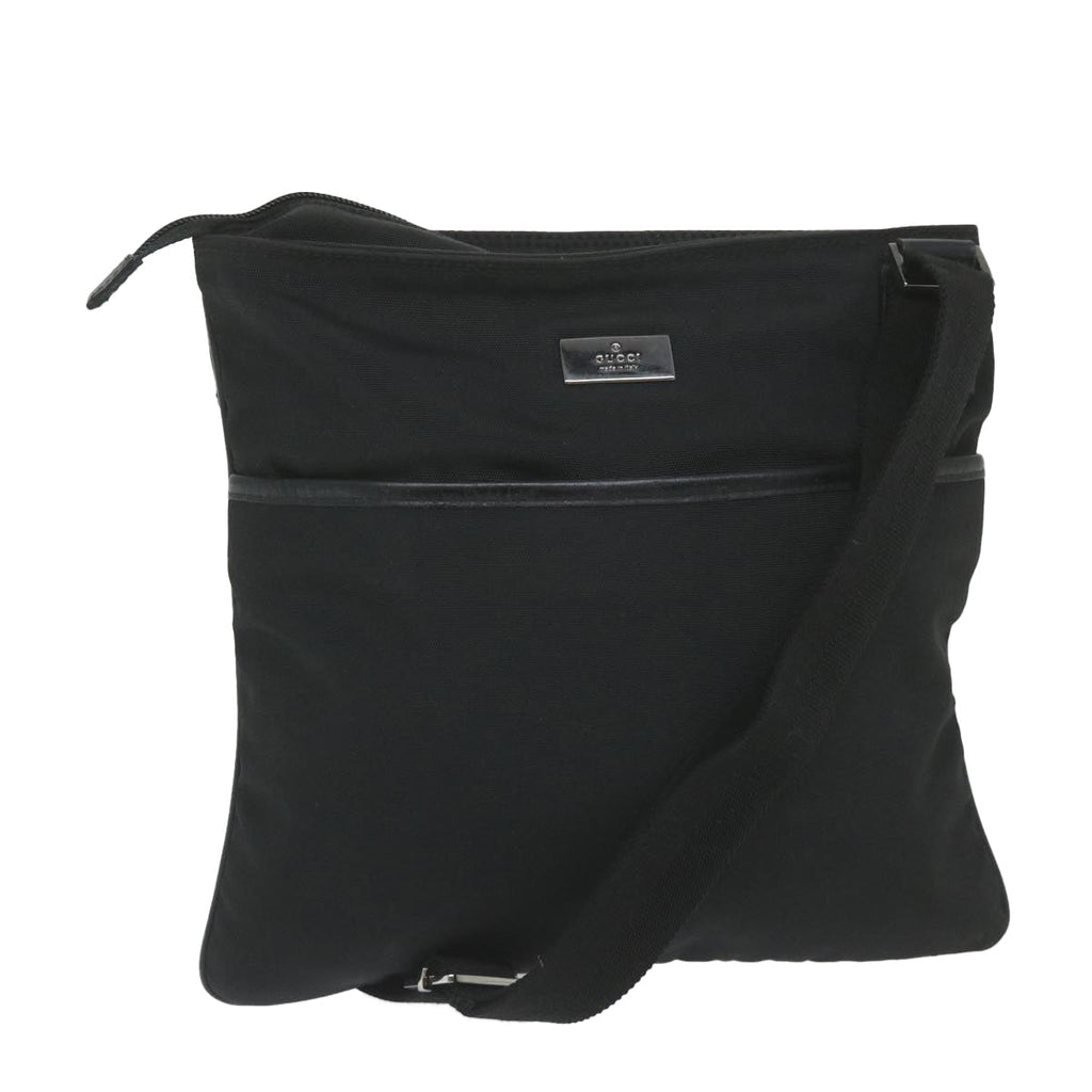 GUCCI Shoulder Bag Nylon Black 141626 59477
