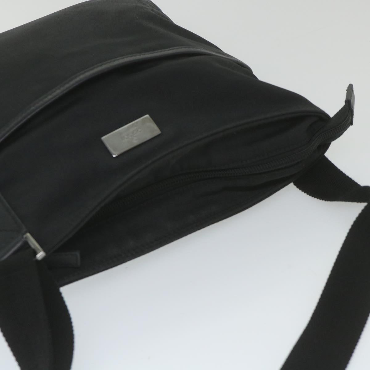 GUCCI Shoulder Bag Nylon Black 141626 59477